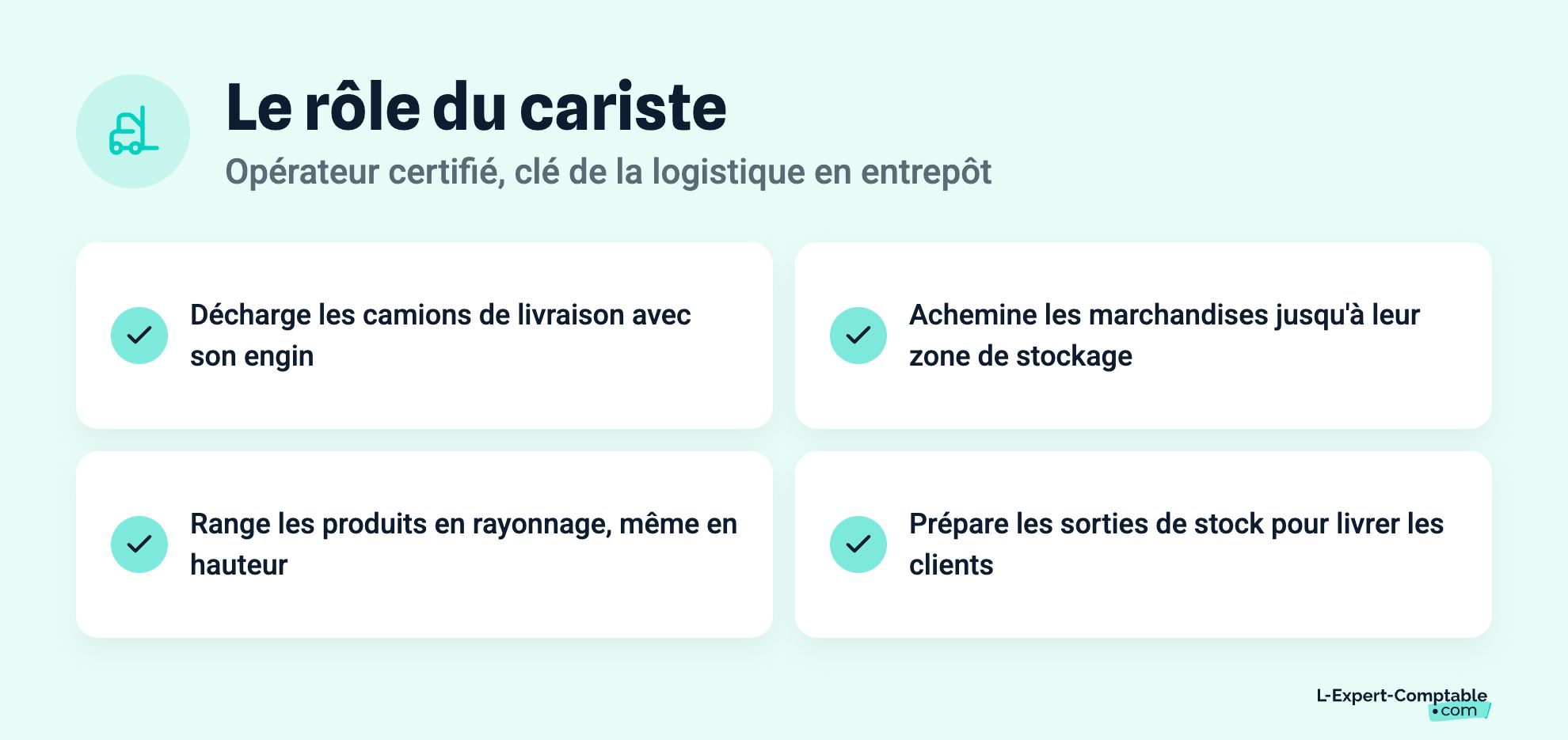 Le rôle du cariste